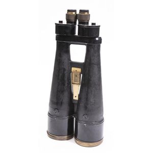 A pair of World War II naval battleship bridge binoculars; a…