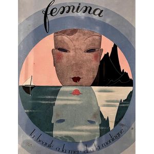 Leon Bernigni (1892-1948), Femina, France, original colour…