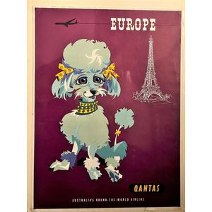 Harry Rogers (1929-2012), Qantas, Europe, original colour…