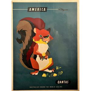 Harry Rogers (1929-2012), Qantas, America, original colour…