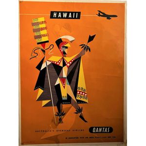 Harry Rogers (1929-2012), Qantas, Hawaii, original colour…