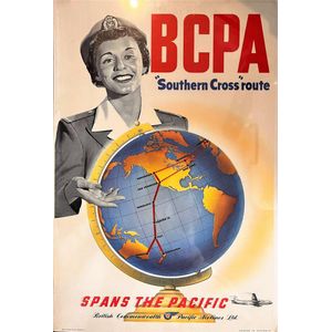 BCPA Southern Cross Route British Commonwealth Pacific Airlines…