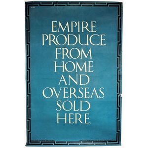 Empire Produce from Home & Overseas Sold Here, original colour…