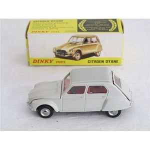A French Dinky Toys no 1413 Citroen Dyane ivory body made in…