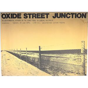 Oxide Street Junction/Dingo Fence 1978, Architecture Lecture…