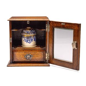 vintage tobacco cabinet Vintage tobacco / smokers cabinets and sets