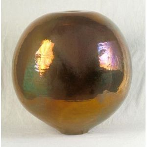 Greg Daly, (b. 1954), stoneware vase lustre glaze in shades of&hellip;