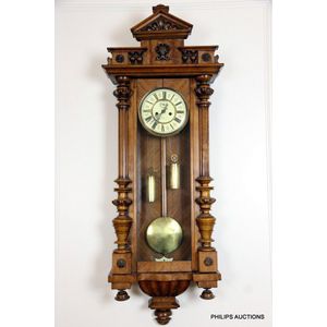 English Walnut Regulator Clock by William Holmes (1865-1870) - Clocks ...