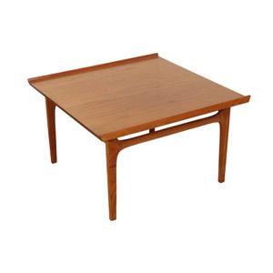 Teak lamp table, c. 1960s by Noblett. Square top with lipped ...