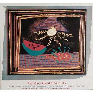 Picasso Linoleum Cuts - the Metropolitan Museum of Art poster,…