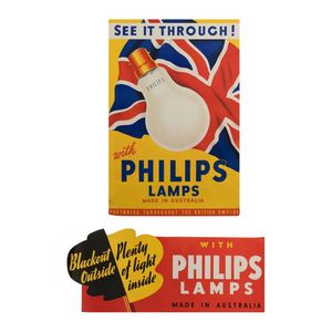 World War II Posters, 2, 'Blackout Outside, Plenty of Light…