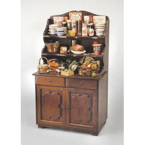 A miniature model of a kitchen dresser, Italian, 19th century,…