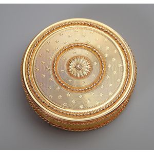 Louis XVI gold vari-coloured bonbonniere, Alexis Proffit, Paris…