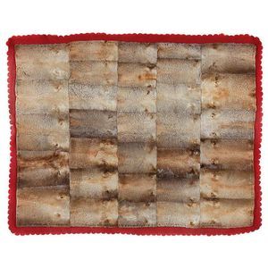 An early Australian platypus rug, 19th century, 32 pelts, 125…