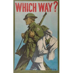 Daryl Lindsay (Australian 1890-1976)Which Way? A World War II…