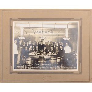 1933 kangaroos, photo of the Team Visiting Tooheys Brewery in…