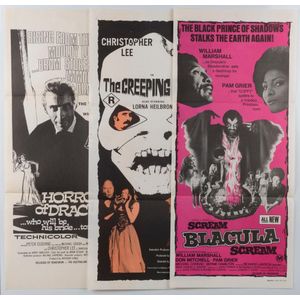 Horror & Fantasy: 1960s-70s daybill posters, all Australian…