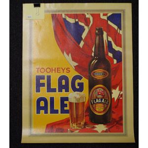 Vintage Tooheys Flag Ale advertising poster marked lower right…