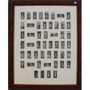 WA & AC Churchman, Lawn Tennis cigarette cards 1-50 + Willis…
