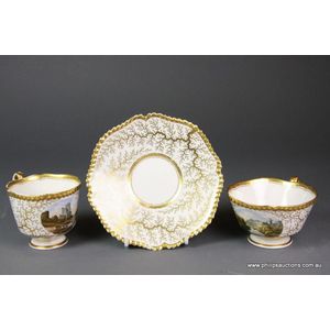 18th century Worcester tea and coffee cups and cans, and
