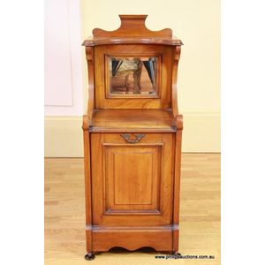A Victorian mahogany coal scuttle, late 19th century, a small…