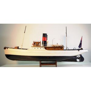 Live steam twin screw harbour tug circa 1913 all wood hand…