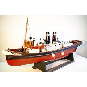 Live steam model of the tug 'Coringa' twin cylinder engine,…