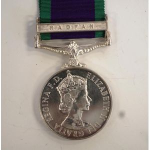 EIIR Radfan Medal For R N Sailor R L Holmes Medals Badges   Fa98799c089dbf63f3417122a5388736 