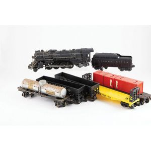 2-8-4 Steam Locomotive & Tender Cab 726 RR Lionel Lines with…