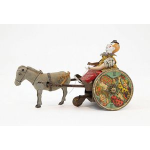 Lehmann Made in Germany 'Stubborn Donkey' tinplate clockwork…