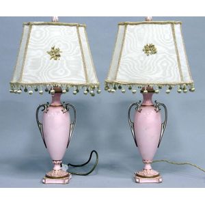 twin candle desk lamp