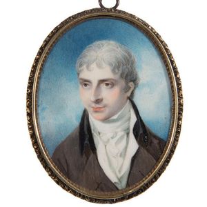 English school c1805 miniature of a gentleman by W. P. Gladdon,…