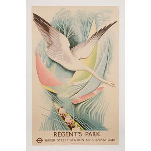 C1930s 'Regent's Park' printed by Waterlow & Sons limited,…