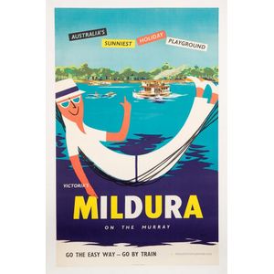 C1960s 'Mildura' travel poster printed by A.C.Brooks…