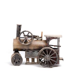 Bing German steam powered 'Road Roller', early 20th century.…