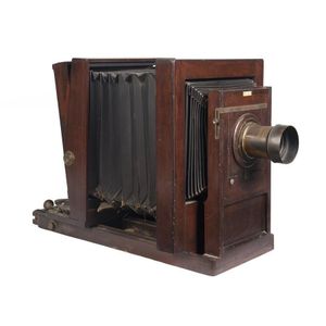 A late 19th century cabinet view size (8' x 6') timber studio…