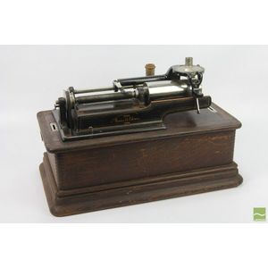 Edison home Phonograph combination type model 'E' with Rolls in…