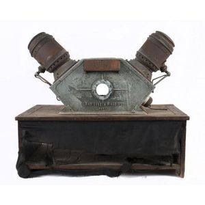 Radiguet & Massiot antique projector lantern, French, early…