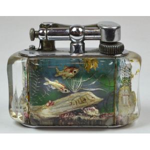 Dunhill aquarium lighter (Af) mid 20th century Made in England…