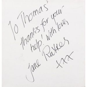 Three autographed tiles, comprising flautists James Galway (X…