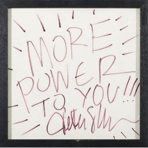 An autographed tile signed by Peter Sellars; from the…