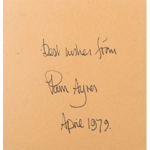 Three autographed tiles, comprising Pam Ayers, Max Gillies and…