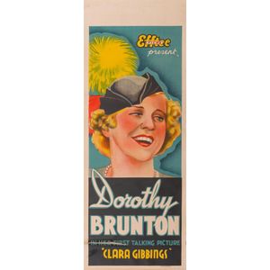 A collection of 'Clara Gibbings' daybill posters, C 1934
