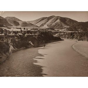 V.C. Browne, upper Waimakariri river, gelatin silver print. 15…