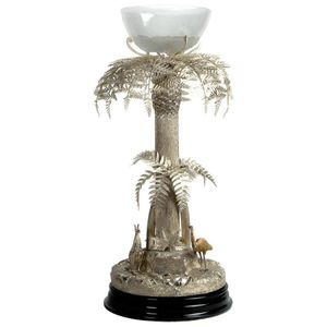 A fine and important sterling silver presentation palm-tree…