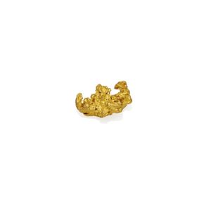 A gold nugget, the free-form pure gold nugget weighing 15.2…