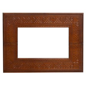 An Australian folk art chip carved picture frame, late 19th…