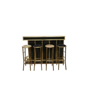 Attributed to Maison Jansen, France, bar counter, c. 1970,…
