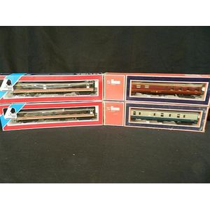 Four Lima Train Coaches Collection - Railway Trains and Trams - Toys ...