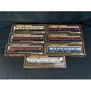 A collection of seven various Mainline Model Railways coaches